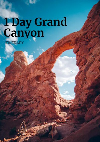 Free 1 Day Grand Canyon Itinerary Template to Edit Online