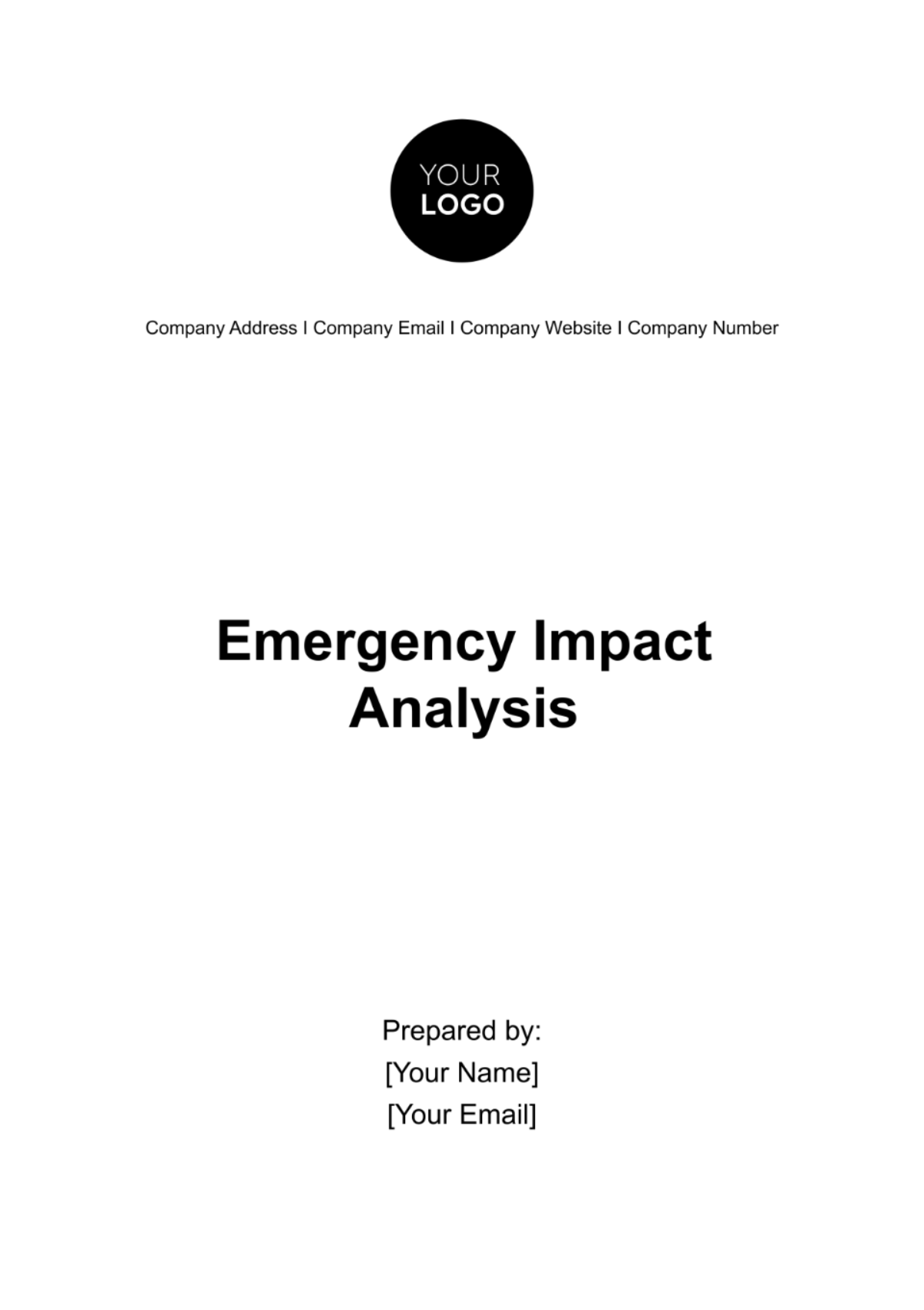 Emergency Impact Analysis Template