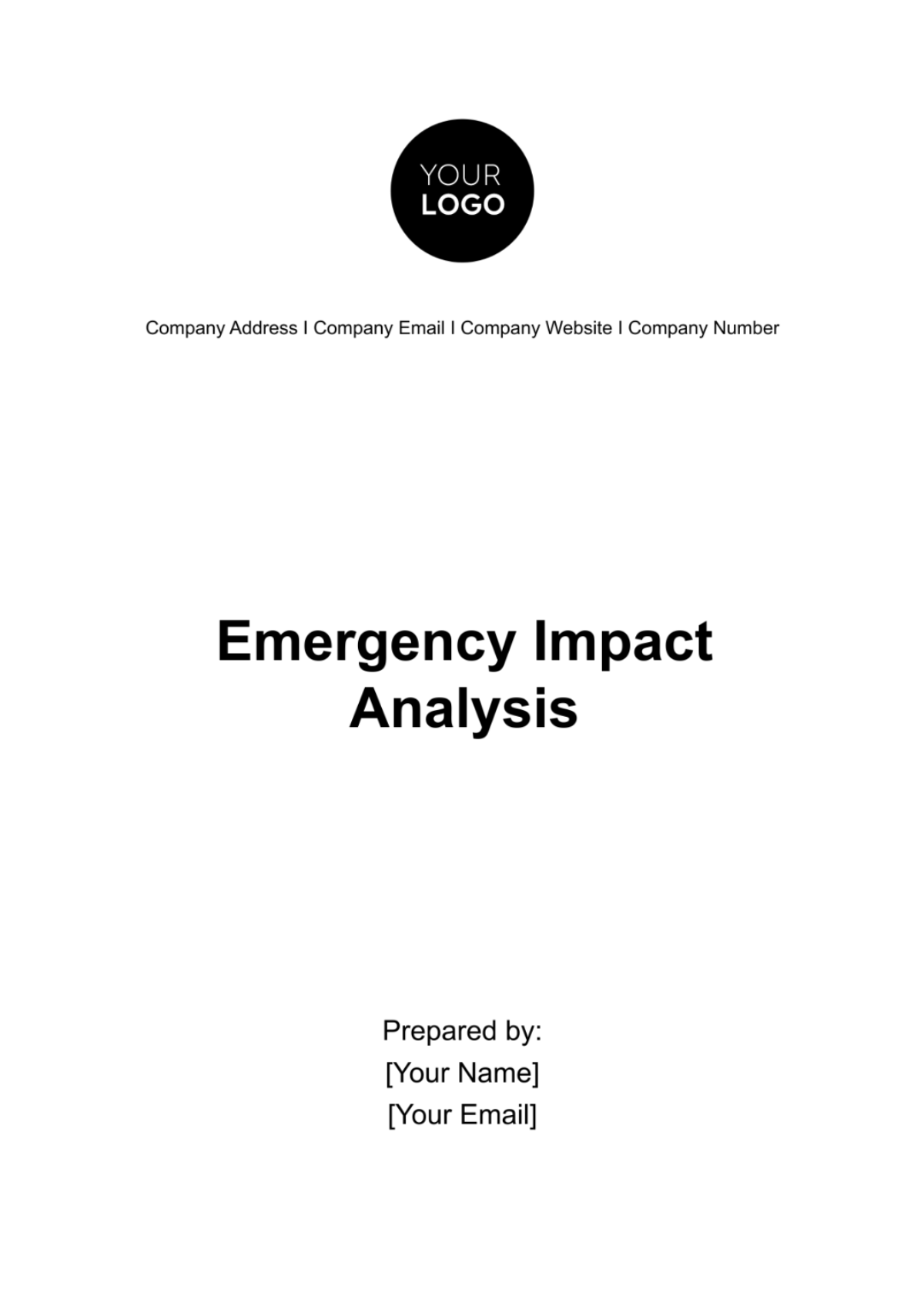 Emergency Impact Analysis Template - Edit Online & Download