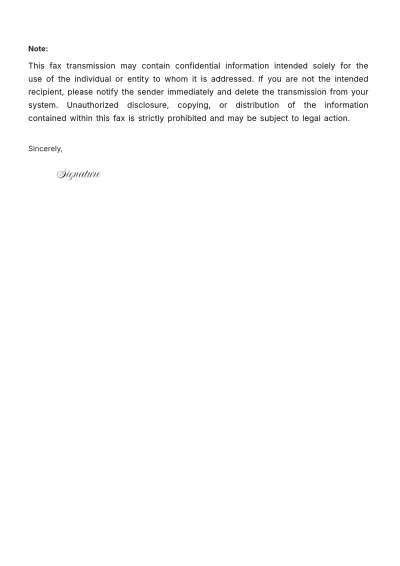 Free Federal Government Fax Cover Sheet to Edit Online