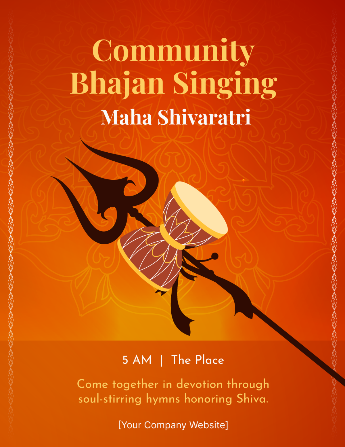 Maha Shivaratri Flyer