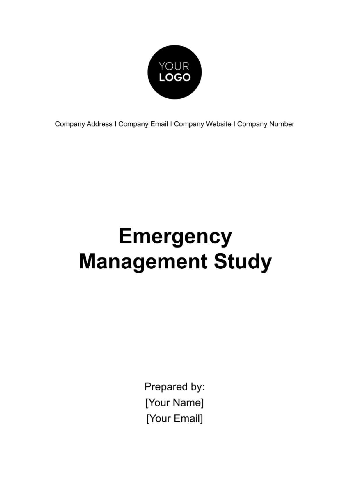 Emergency Management Study Template - Edit Online & Download