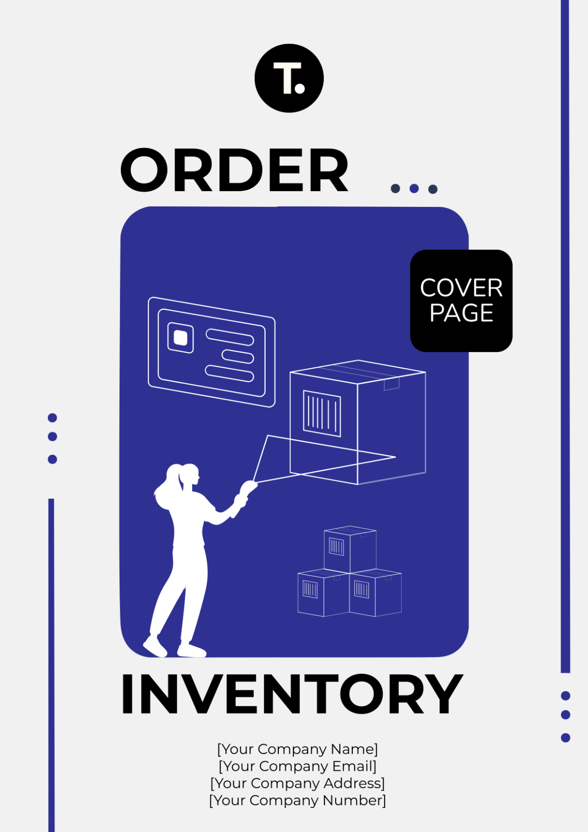 Order Inventory Cover Page
