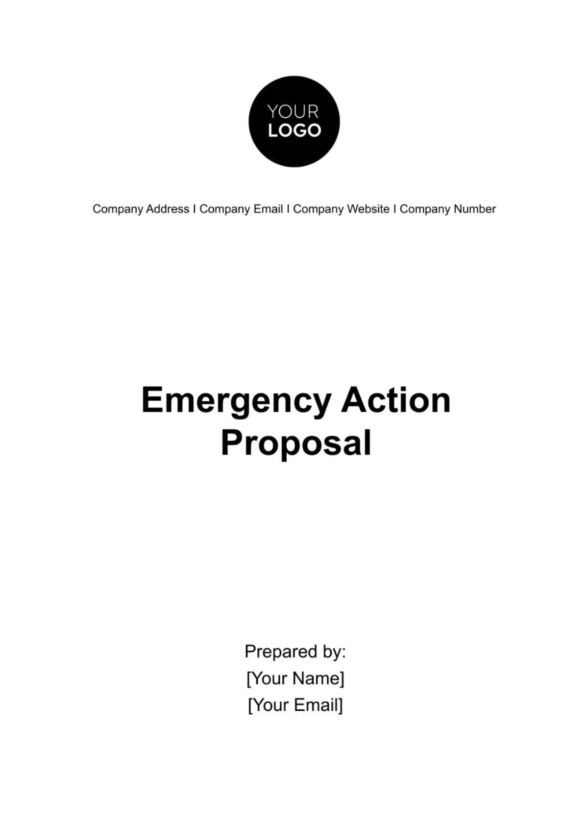 Emergency Action Proposal Template - Edit Online & Download