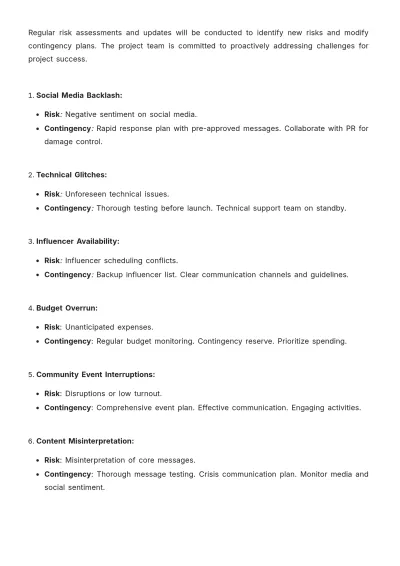 Free Media Communications Brief Template to Edit Online
