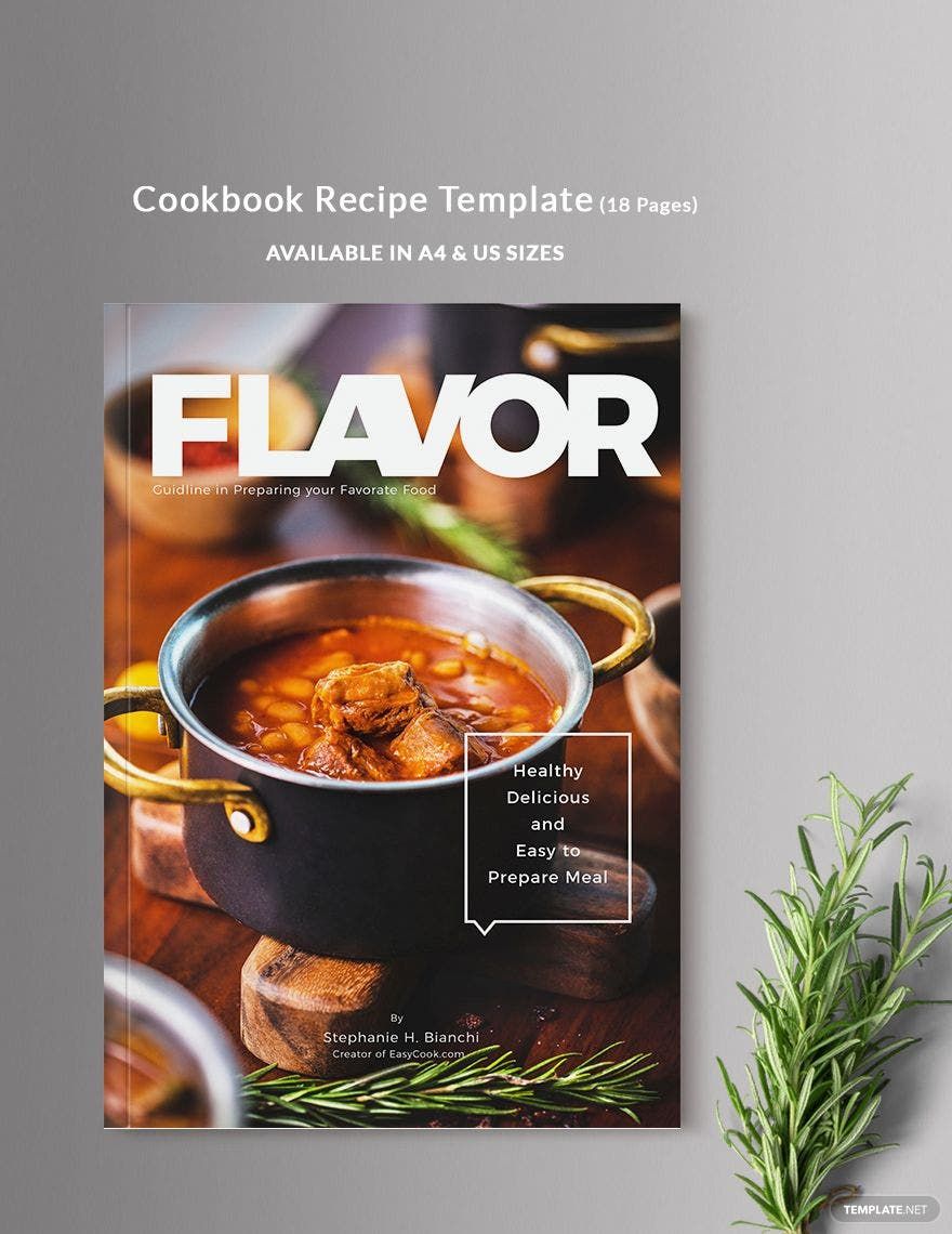 Simple Recipe Book Template