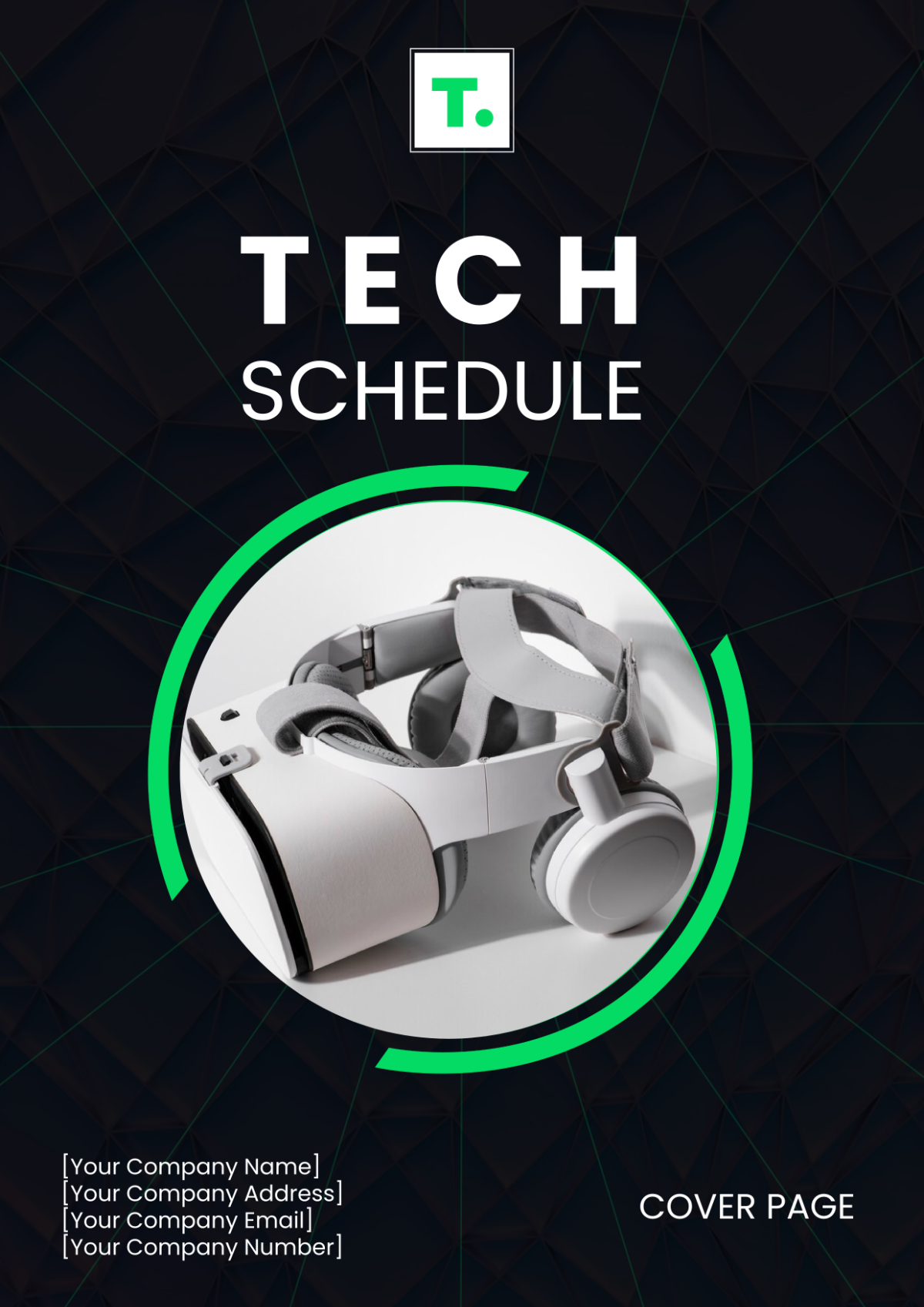 Tech Schedule Cover Page