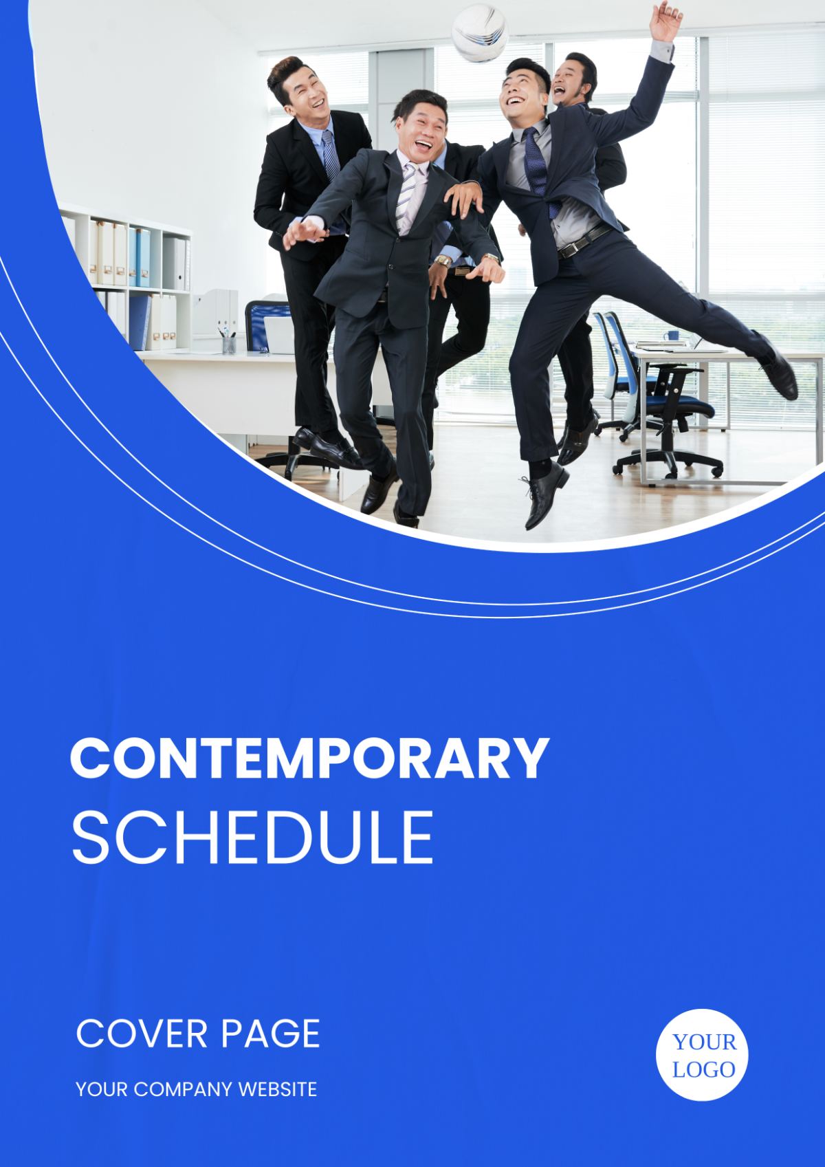 Contemporary Schedule Cover Page Template Edit Online & Download