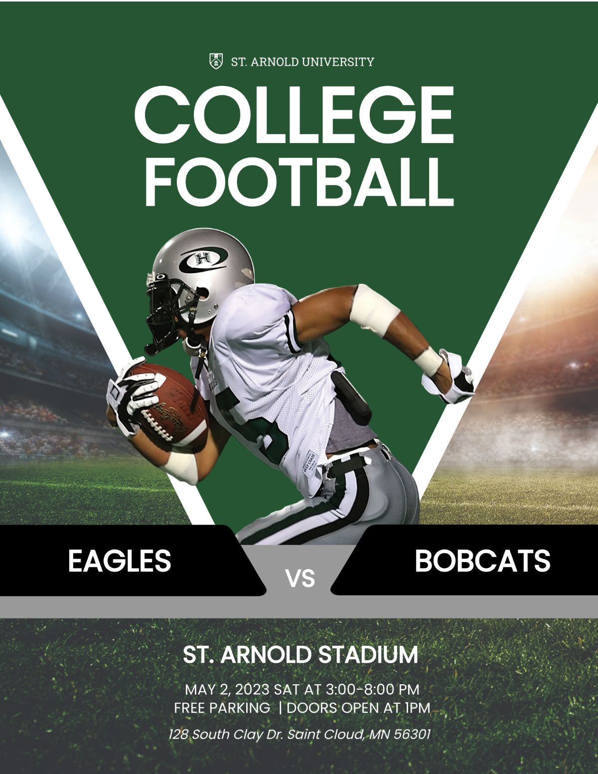 College Football Flyer Template