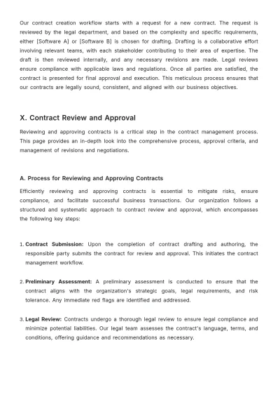 Free Sales Comprehensive Contract Management Plan Template to Edit Online