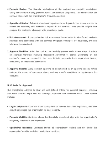Free Sales Comprehensive Contract Management Plan Template to Edit Online