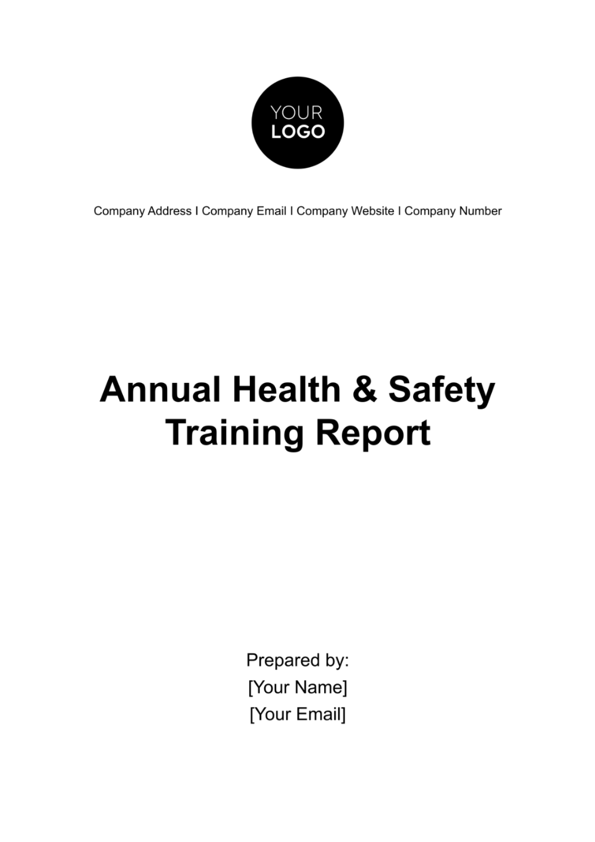 Annual Health & Safety Training Report Template - Edit Online & Download