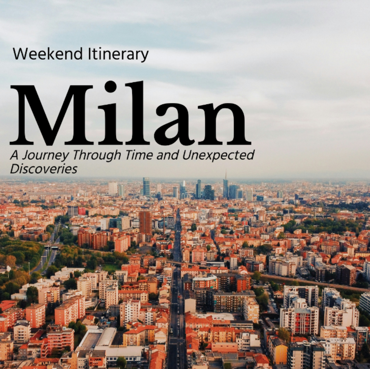 Milan Weekend Itinerary Template - Edit Online & Download