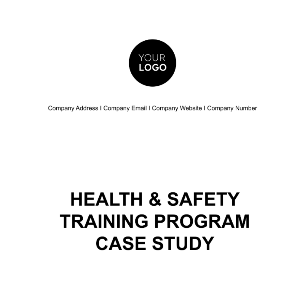 Health & Safety Training Program Case Study Template Edit Online