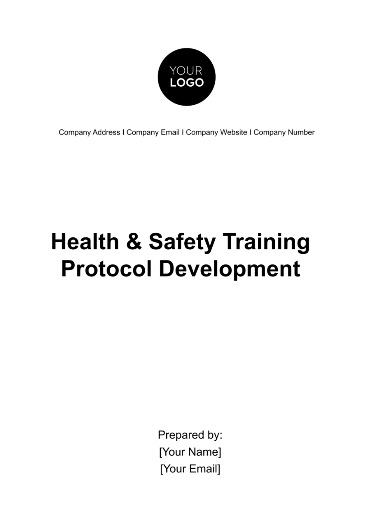 Health & Safety Training Protocol Development Template - Edit Online & Download