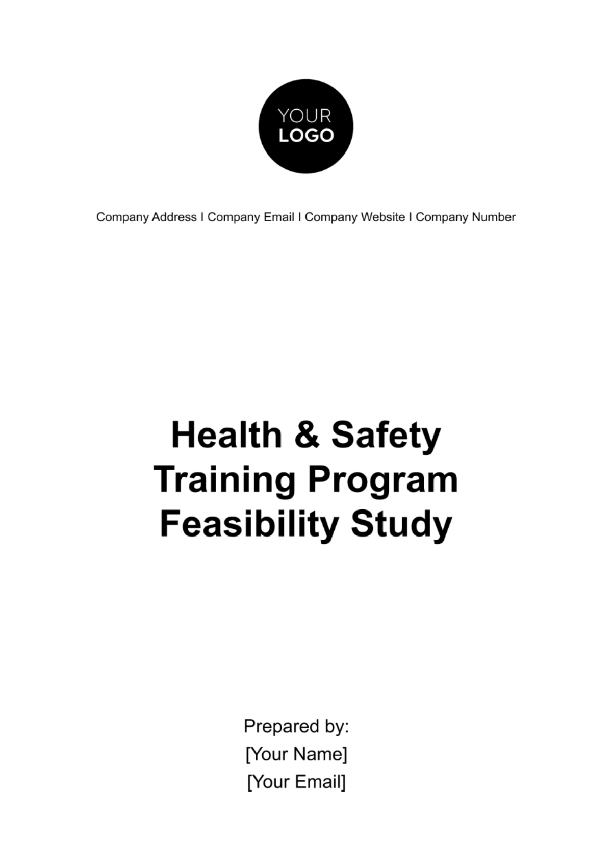 Health & Safety Training Program Feasibility Study Template