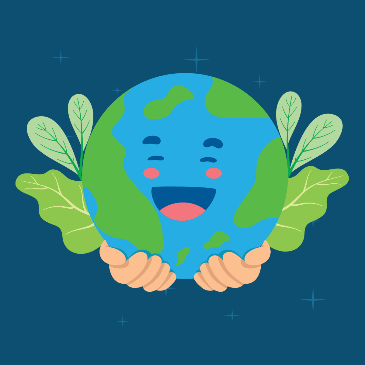 Free Earth Day Vector Template