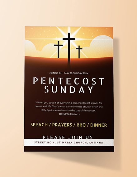 Free Easter Sunday Invitation Template - PSD | Template.net