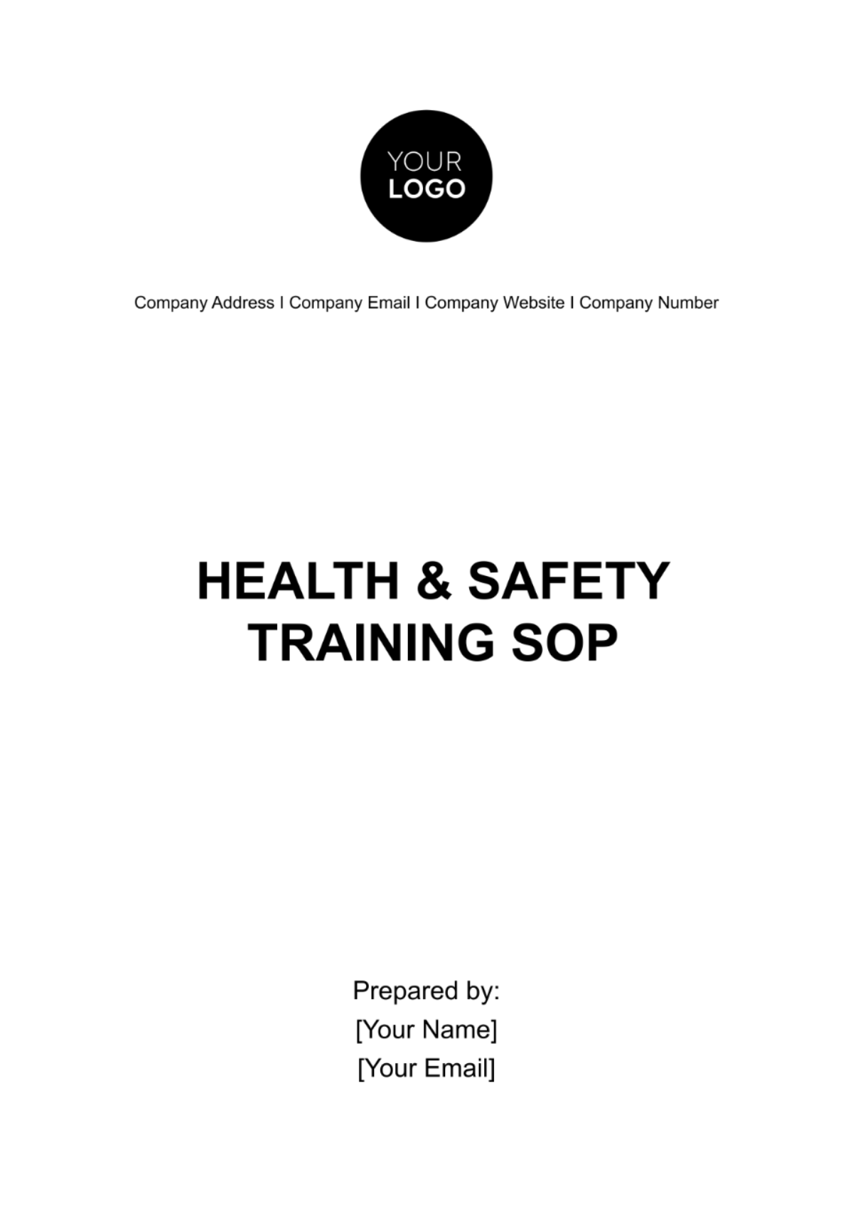 Health & Safety Training SOP Template