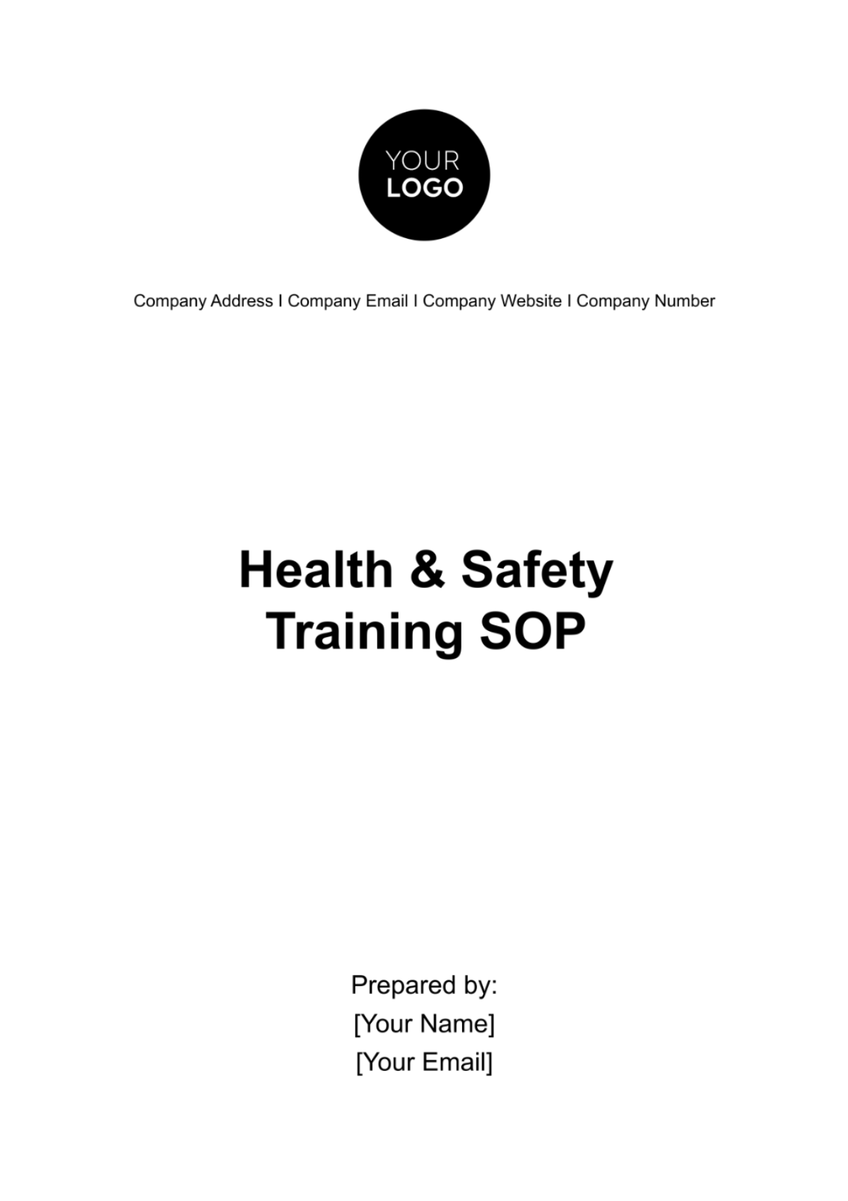 Health & Safety Training SOP Template - Edit Online & Download