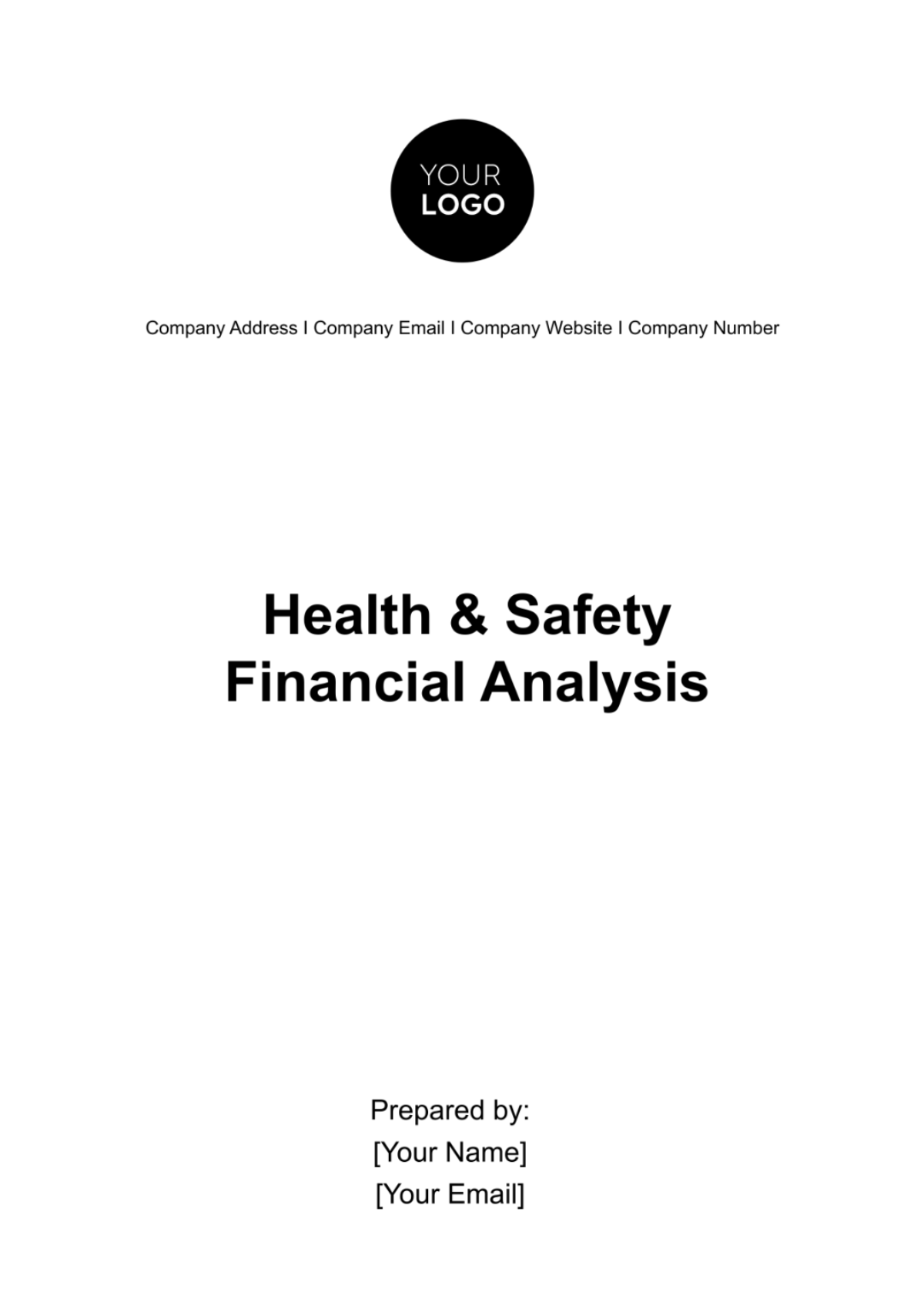 Health & Safety Training Financial Analysis Template - Edit Online & Download