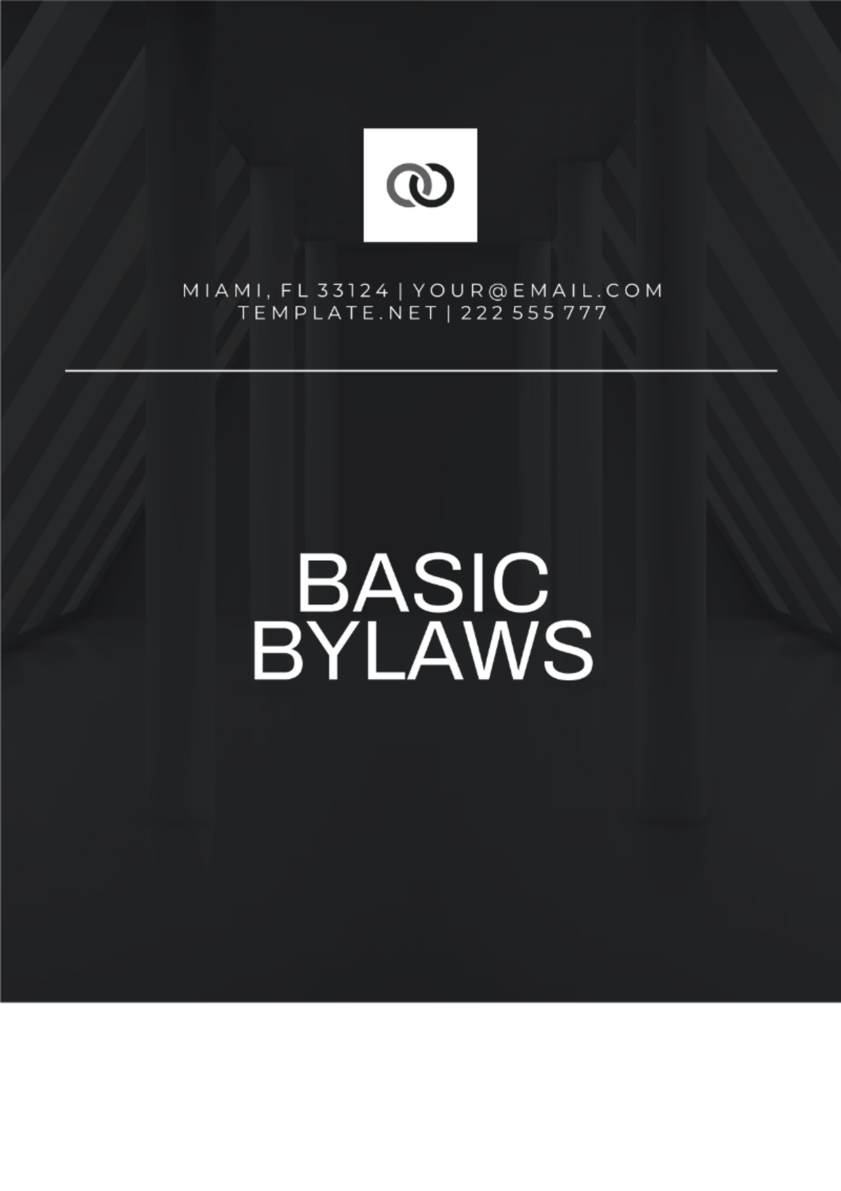 Basic Bylaws Template