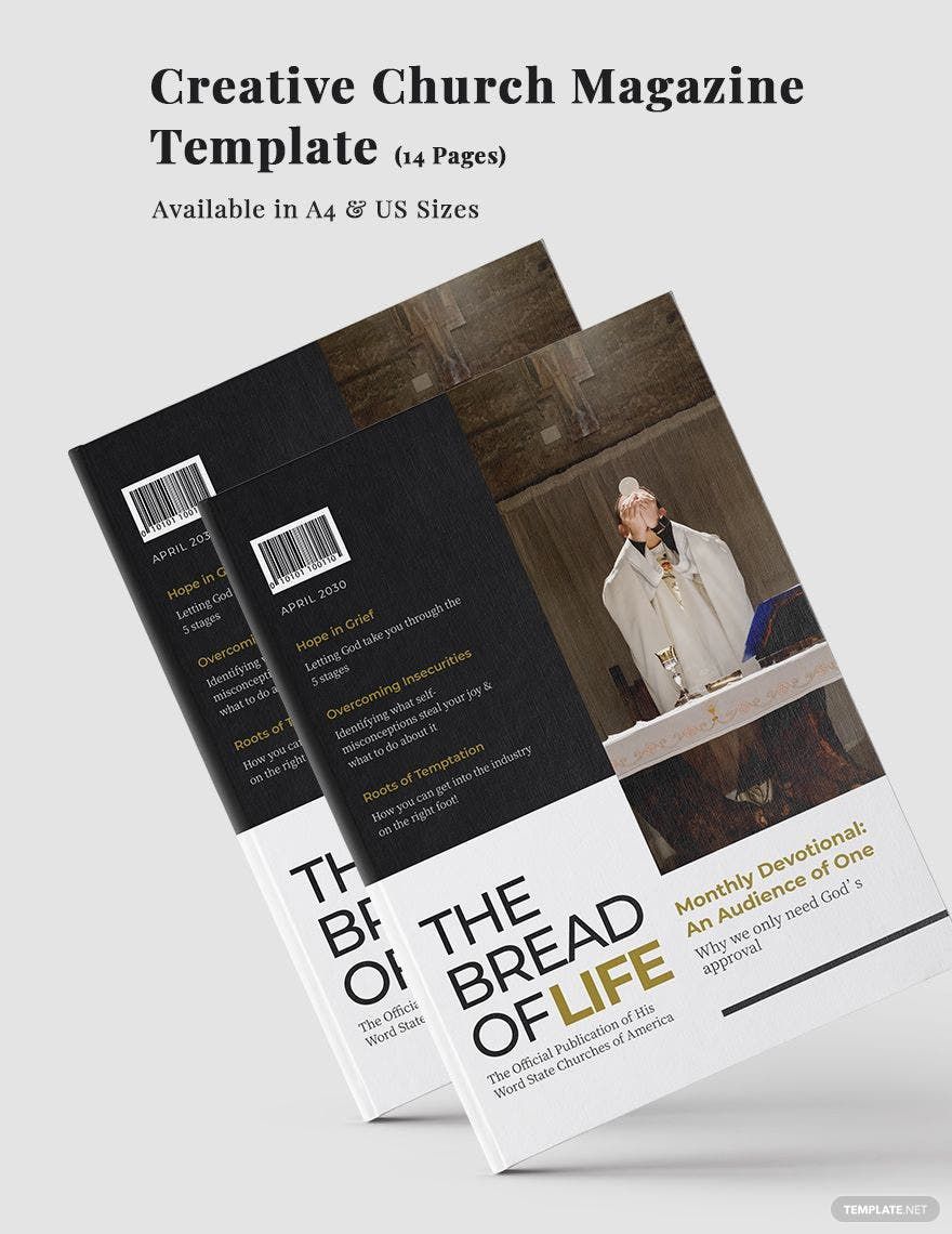 Creative Church Magazine Template