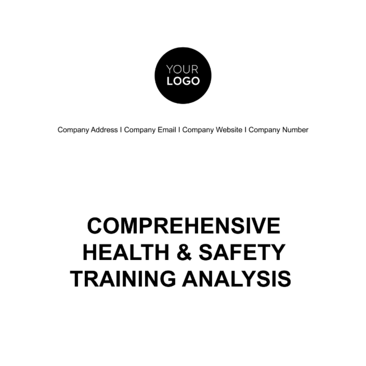 Comprehensive Health & Safety Training Analysis Template Edit Online