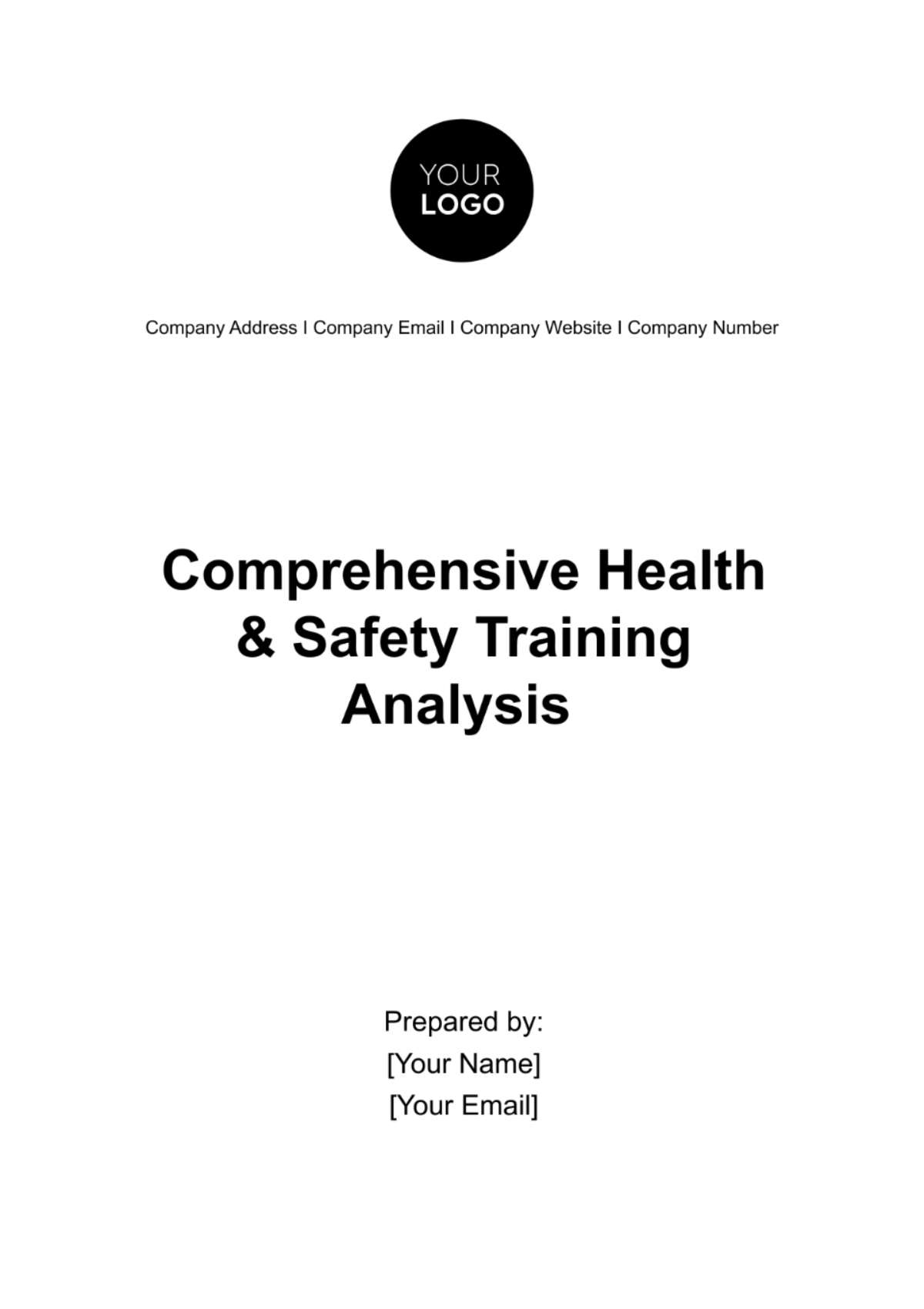 Comprehensive Health & Safety Training Analysis Template