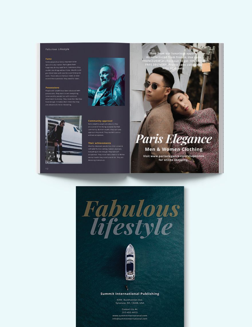 Fabulous Lifestyle Magazine Template
