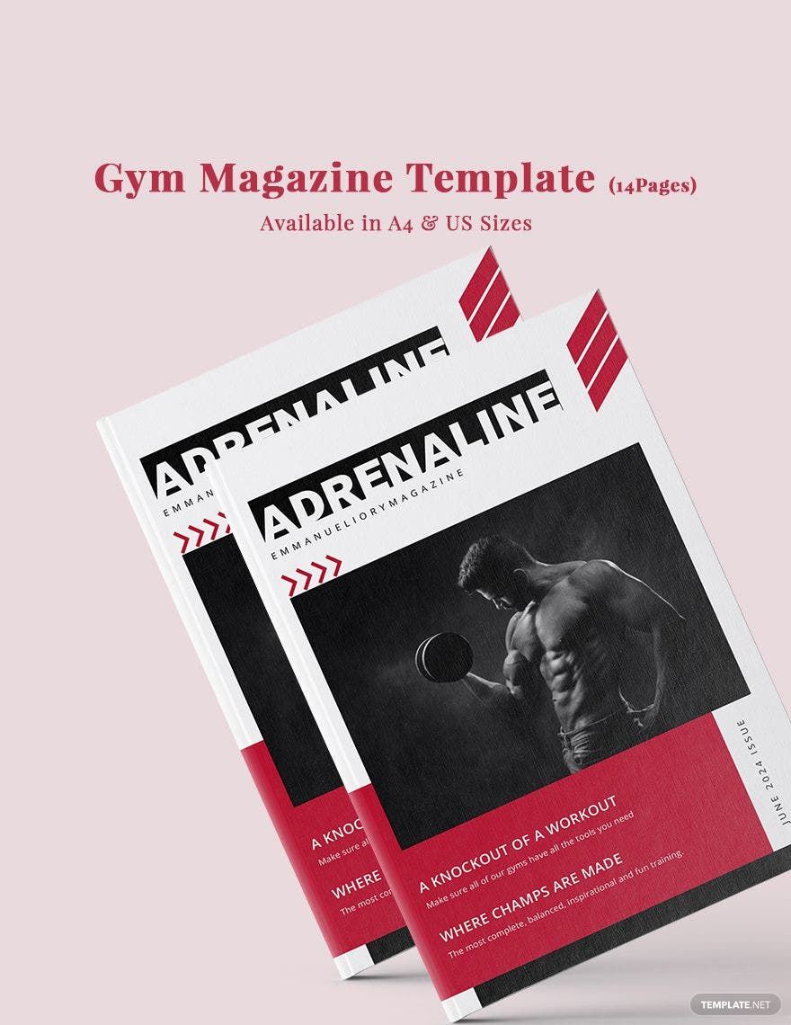 Free Gym Magazine Template