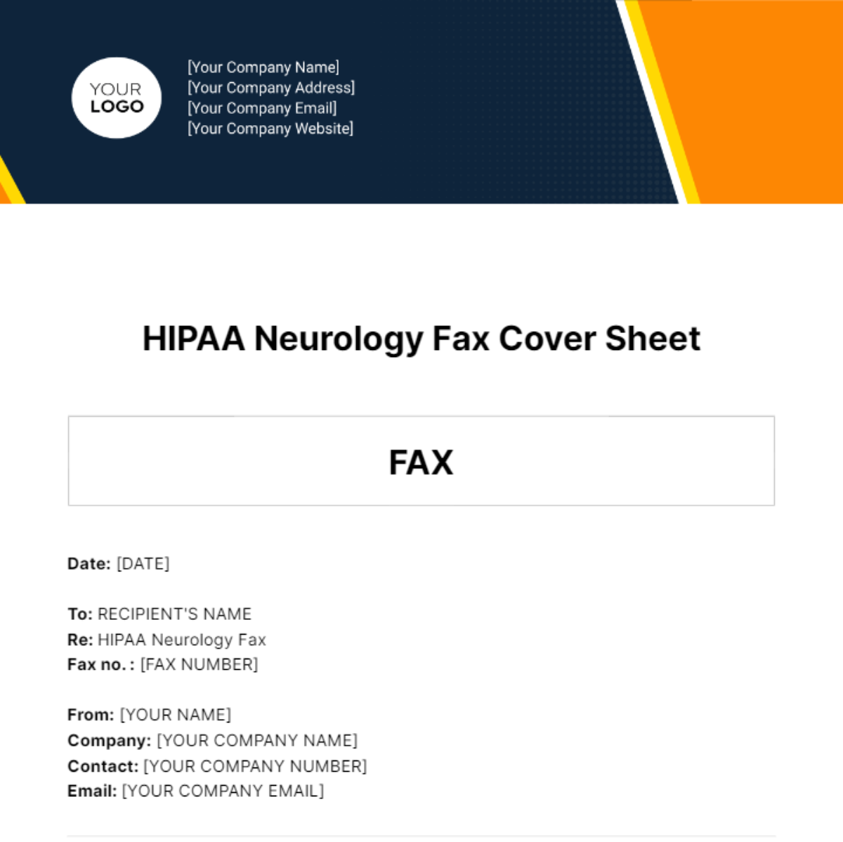 HIPAA Hospice Fax Cover Sheet Template - Edit Online & Download Example ...