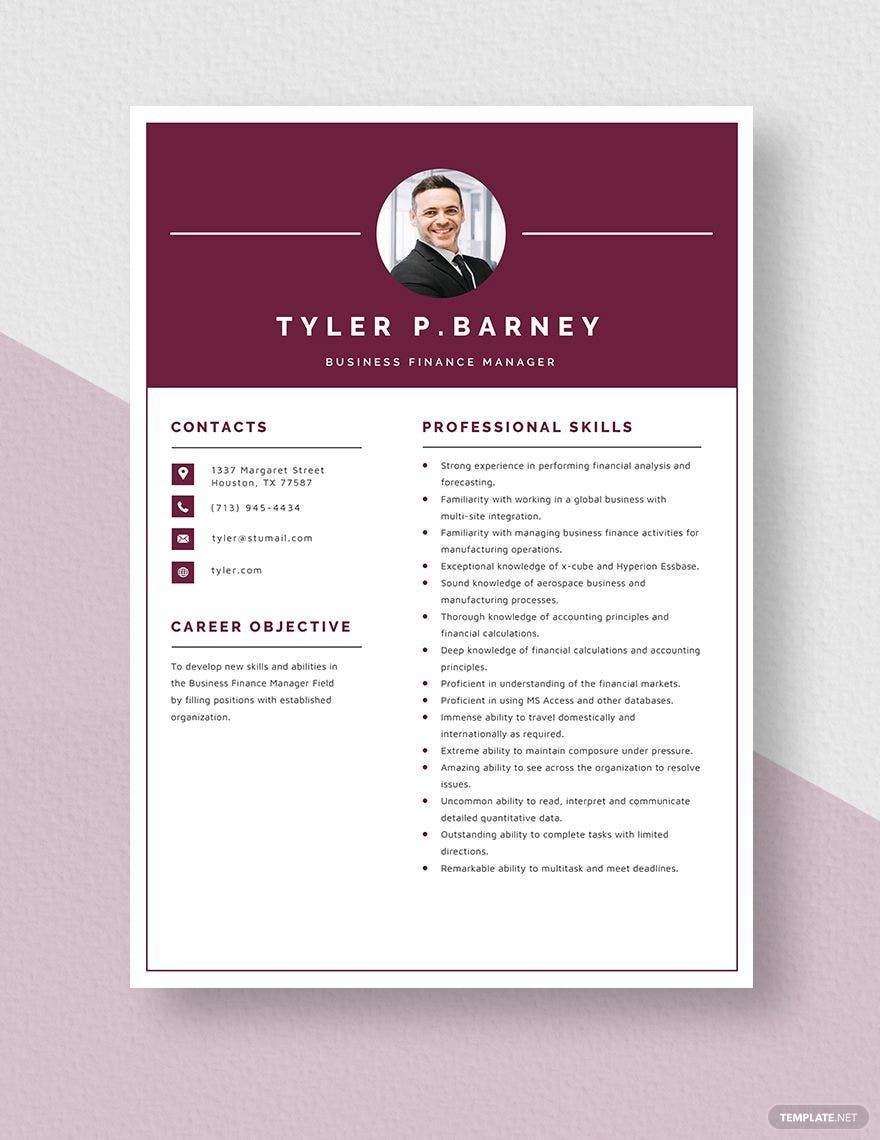 business-finance-manager-resume