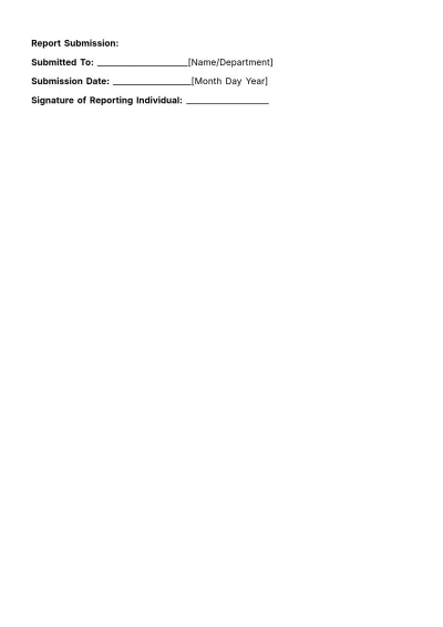Free Workplace Violence Incident Report Template to Edit Online