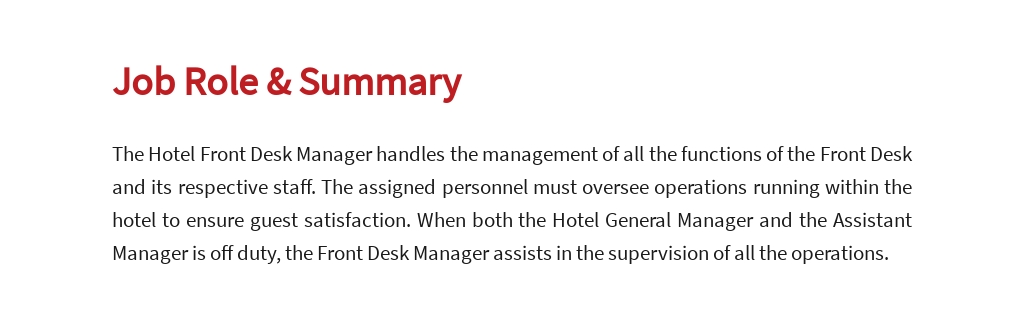Free Hotel Front Desk Manager Job Ad/Description Template 2.jpe