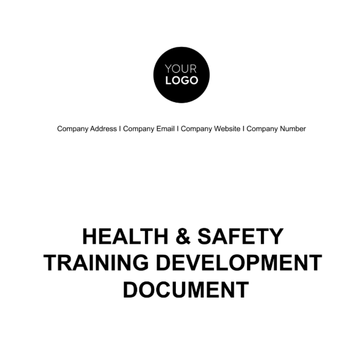 Employee Health & Safety Training Programs Templates Download in Word