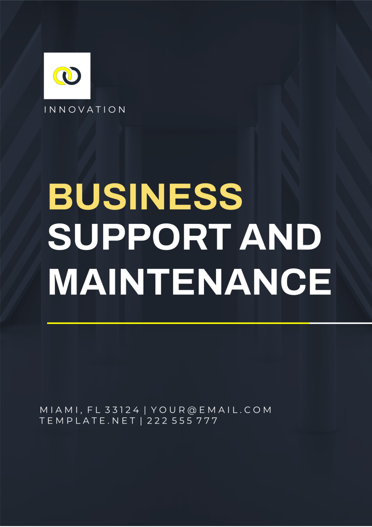 Business Support and Maintenance Template
