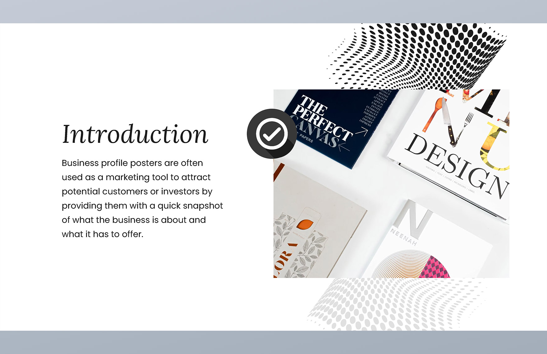 Business Profile Poster Template