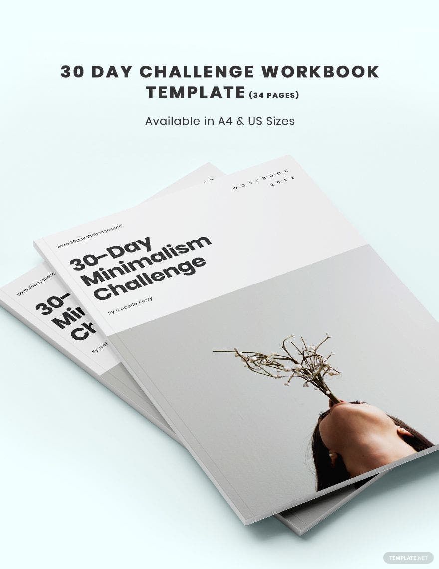 30 Day Challenge Workbook Template