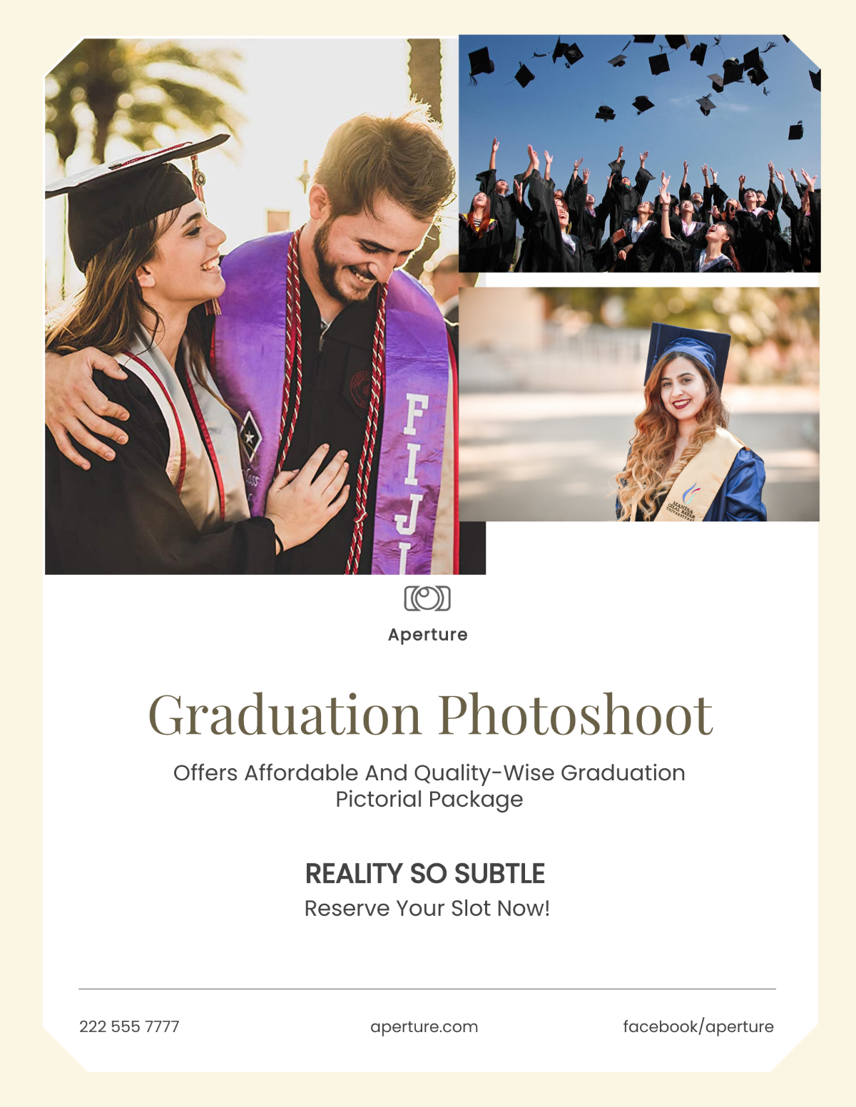 Graduation Photography Flyer Template