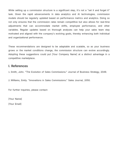 Free Sales Journal on Evolution of Commission Structures in the Industry Template to Edit Online