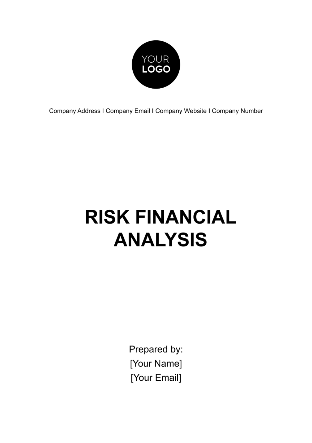 Risk Financial Analysis Template