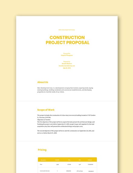 Work Proposal Template from images.template.net