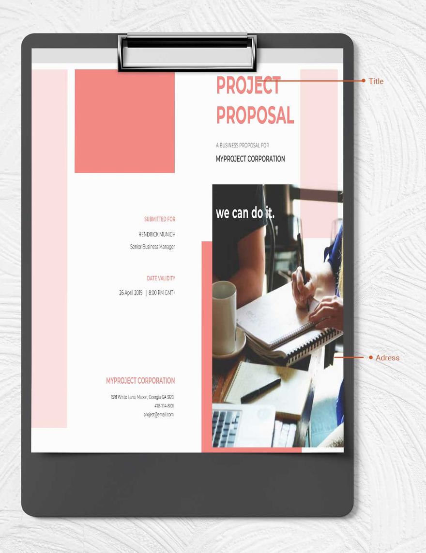 Sample Project Proposal Template