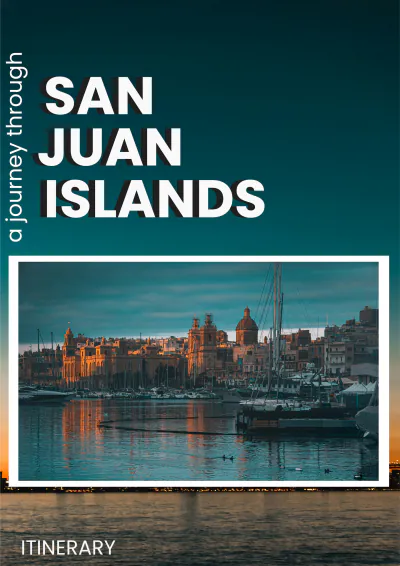 Free San Juan Islands Itinerary Template to Edit Online