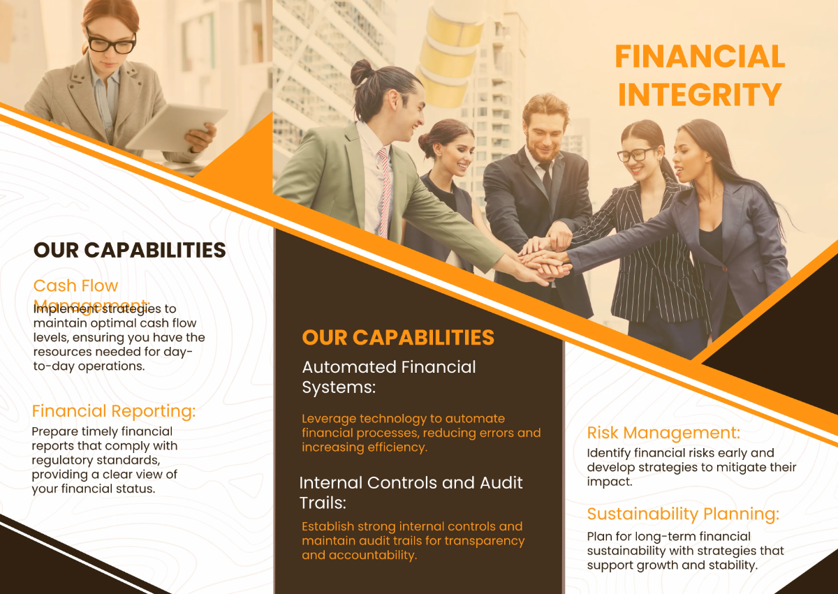 Free Financial Administration Guidelines Pamphlet Template to Edit Online