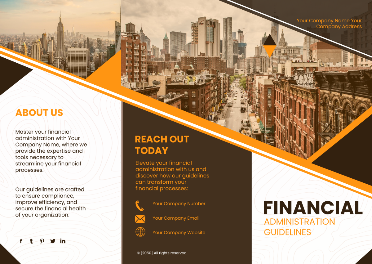 Financial Administration Guidelines Pamphlet Template