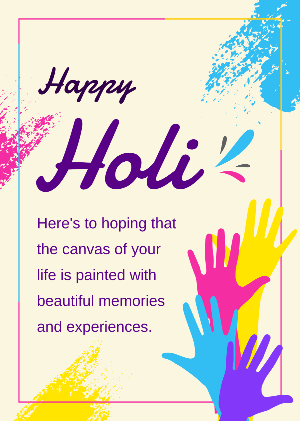 Free Happy Holi Festival Wishes