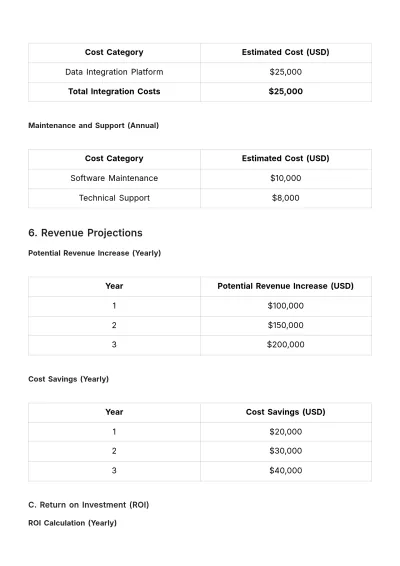 Free Sales Feasibility Study on New Reporting Formats Template to Edit Online