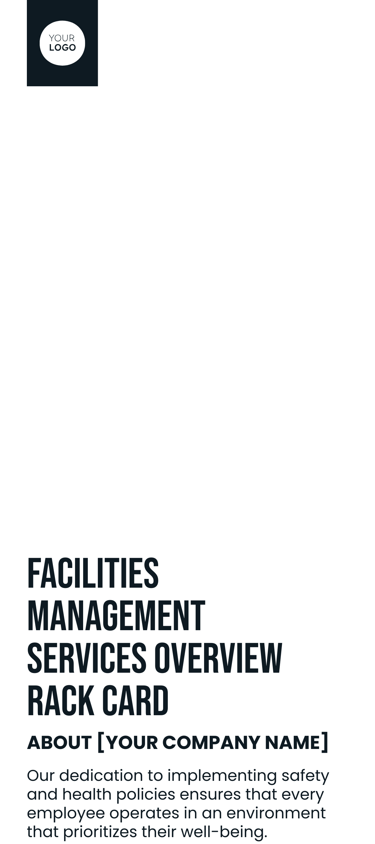 Free Facilities Management Services Overview Rack Card Template